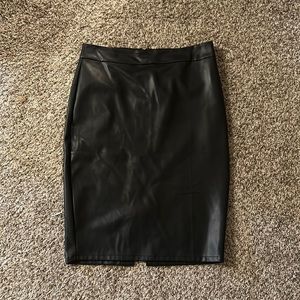 Universal Standard Pleather Pencil skirt